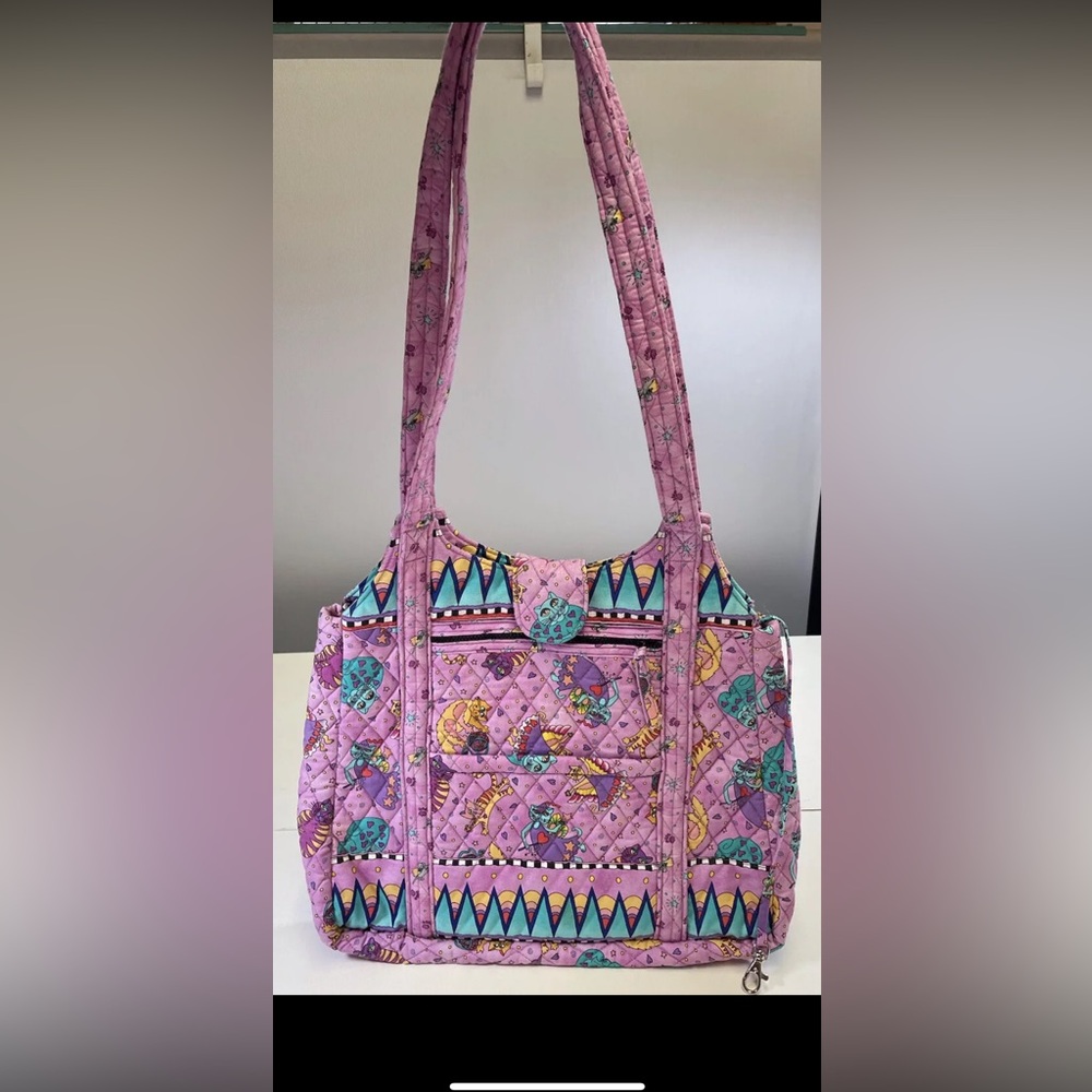 Elizabeth Austen Cat Print Large Bag